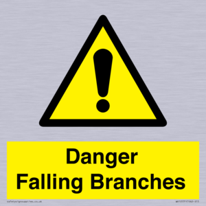 Danger Falling Branches